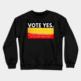 Vote Yes vintage to the Voice to Parliament youre the voice referendum Crewneck Sweatshirt